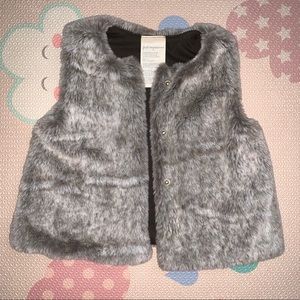 First Impressions Baby Girls Furry Vest 12 mo
